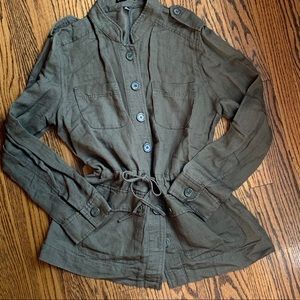 〰️Army Green Button down jacket〰️
